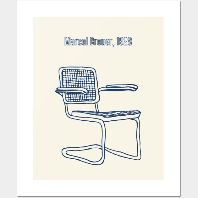 Mid-century Modern Iconic Chair Wall Art by yourstruly